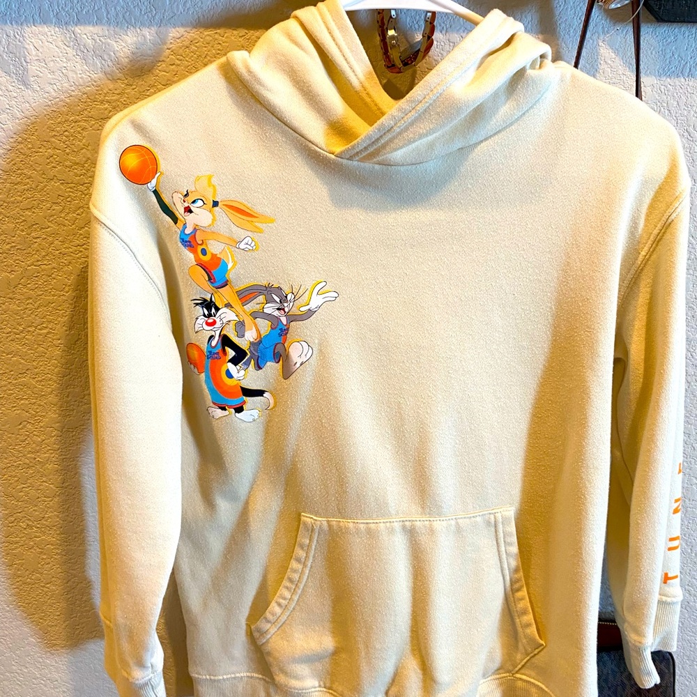 SPACE JAM KIDS LARGE HOODED SWEATER
